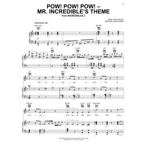 Pow! Pow! Pow! - Mr. Incredibles Theme (from Incredibles 2)