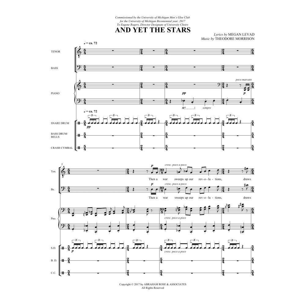 And Yet the Stars - Score