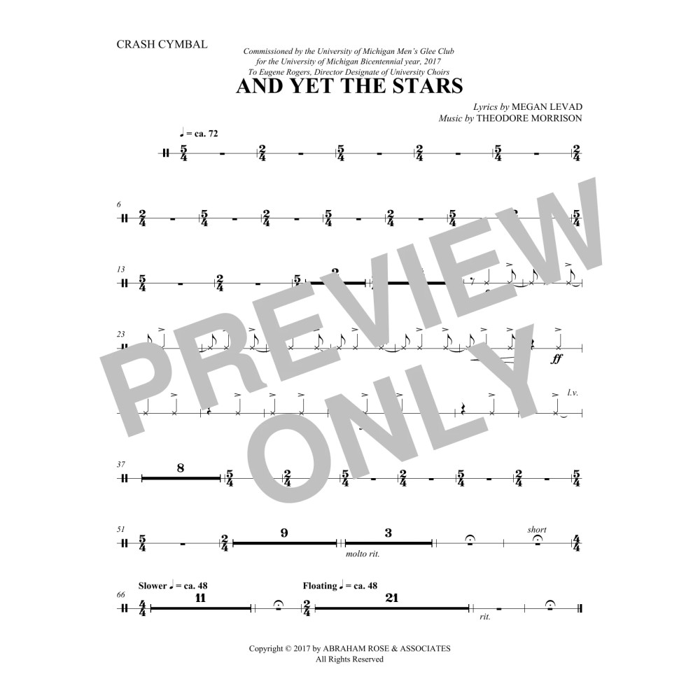 And Yet the Stars - Cymbals