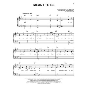 Meant To Be (feat. Florida Georgia Line)
