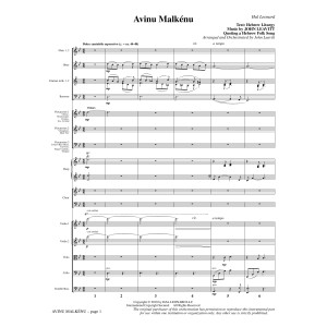 Avinu Malkénu - Full Score