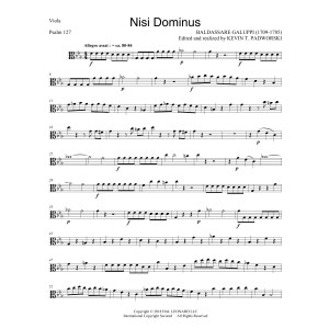 Nisi Dominus - Viola