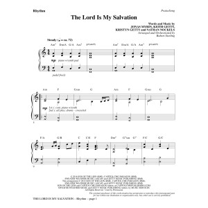 The Lord Is My Salvation - Rhythm