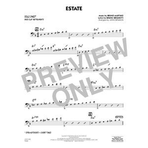 Estate - Bass Clef Solo Sheet