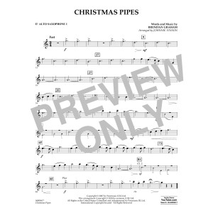 Christmas Pipes - Eb Alto Saxophone 1