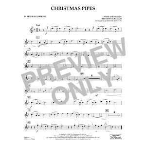 Christmas Pipes - Bb Tenor Saxophone