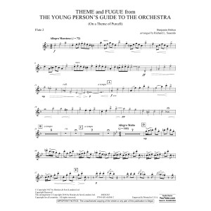 Theme and Fugue from The Young Person's Guide to the Orchestra - Flute 2