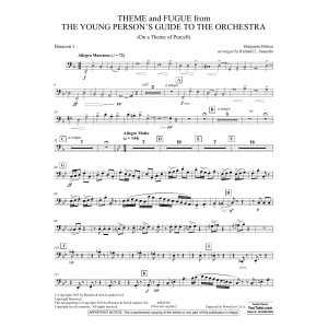 Theme and Fugue from The Young Person's Guide to the Orchestra - Bassoon 1