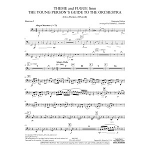 Theme and Fugue from The Young Person's Guide to the Orchestra - Bassoon 2