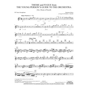 Theme and Fugue from The Young Person's Guide to the Orchestra - Bb Tenor Saxophone