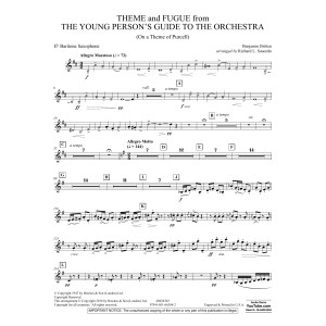 Theme and Fugue from The Young Person's Guide to the Orchestra - Eb Baritone Saxophone