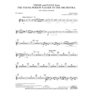 Theme and Fugue from The Young Person's Guide to the Orchestra - Bb Trumpet 2
