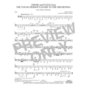 Theme and Fugue from The Young Person's Guide to the Orchestra - Tuba