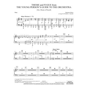 Theme and Fugue from The Young Person's Guide to the Orchestra - Harp
