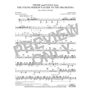 Theme and Fugue from The Young Person's Guide to the Orchestra - Percussion 1