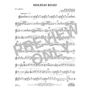 Holiday Road (from National Lampoon's Vacation) (arr. Michael Brown) - Bb Clarinet 1