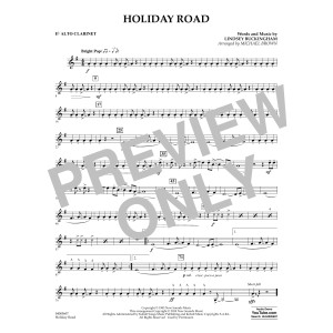 Holiday Road (from National Lampoon's Vacation) (arr. Michael Brown) - Eb Alto Clarinet