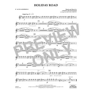 Holiday Road (from National Lampoon's Vacation) (arr. Michael Brown) - Eb Alto Saxophone 1