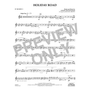 Holiday Road (from National Lampoon's Vacation) (arr. Michael Brown) - Bb Trumpet 2