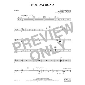 Holiday Road (from National Lampoon's Vacation) (arr. Michael Brown) - Timpani