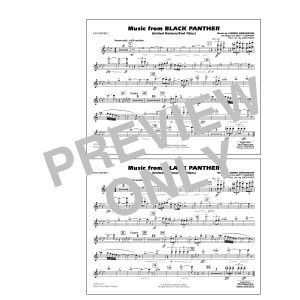 Music from Black Panther (arr. Matt Conaway) - Flute/Piccolo