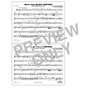 Music from Black Panther (arr. Matt Conaway) - Eb Alto Sax