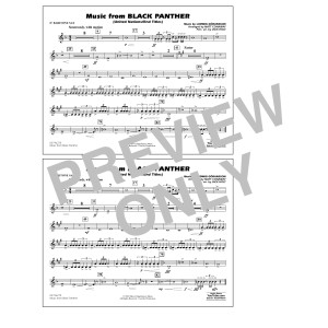 Music from Black Panther (arr. Matt Conaway) - Eb Baritone Sax