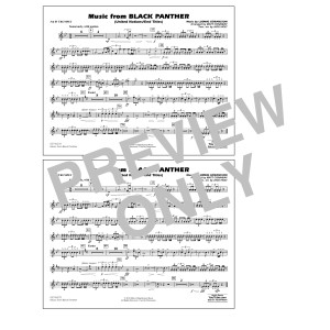 Music from Black Panther (arr. Matt Conaway) - 3rd Bb Trumpet