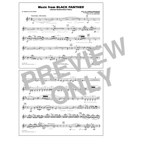 Music from Black Panther (arr. Matt Conaway) - Bb Horn/Flugelhorn