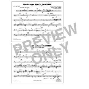 Music from Black Panther (arr. Matt Conaway) - Electric Bass