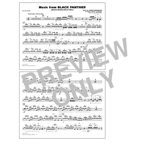 Music from Black Panther (arr. Matt Conaway) - Quad Toms