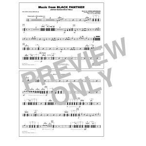 Music from Black Panther (arr. Matt Conaway) - Multiple Bass Drums