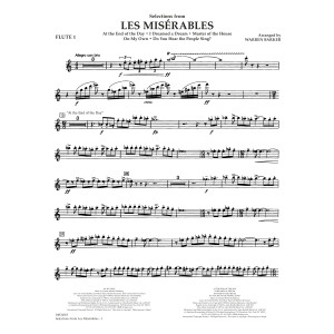 Selections from Les Misérables (arr. Warren Barker) - Flute 1