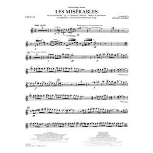 Selections from Les Misérables (arr. Warren Barker) - Flute 2