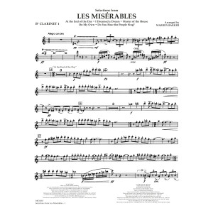 Selections from Les Misérables (arr. Warren Barker) - Bb Clarinet 1