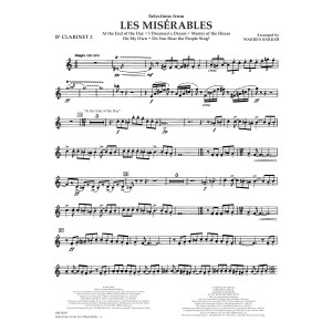 Selections from Les Misérables (arr. Warren Barker) - Bb Clarinet 2