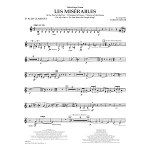 Selections from Les Misérables (arr. Warren Barker) - Eb Alto Clarinet