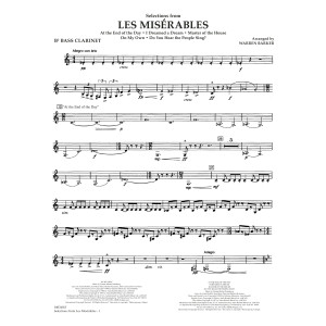 Selections from Les Misérables (arr. Warren Barker) - Bb Bass Clarinet