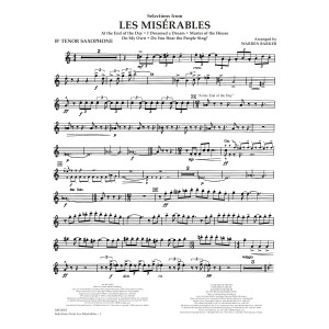 Selections from Les Misérables (arr. Warren Barker) - Bb Tenor Saxophone