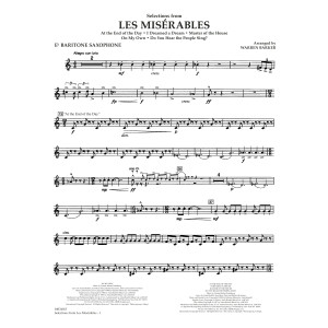 Selections from Les Misérables (arr. Warren Barker) - Eb Baritone Saxophone