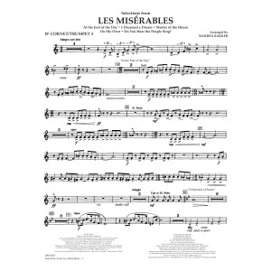 Selections from Les Misérables (arr. Warren Barker) - Bb Cornet/Trumpet 3
