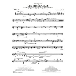 Selections from Les Misérables (arr. Warren Barker) - F Horn 1 & 2