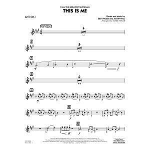 This Is Me (from The Greatest Showman) (arr. Mark Taylor) - Alto Sax 1