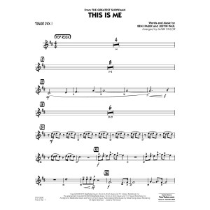 This Is Me (from The Greatest Showman) (arr. Mark Taylor) - Tenor Sax 1