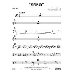 This Is Me (from The Greatest Showman) (arr. Mark Taylor) - Tenor Sax 2