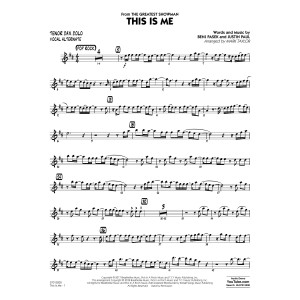 This Is Me (from The Greatest Showman) (arr. Mark Taylor) - Tenor Sax Solo (Vocal Alt)