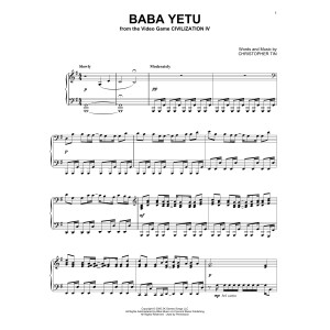 Baba Yetu (from Civilization IV)