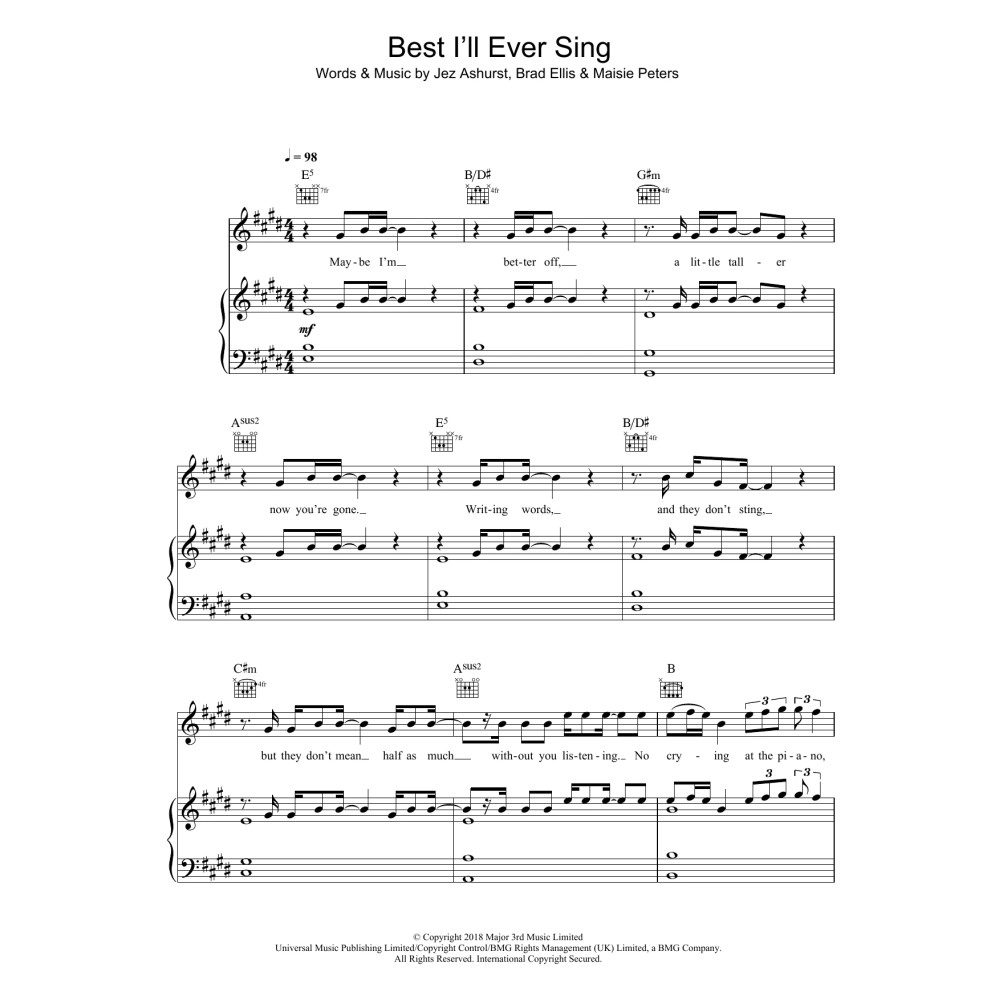 Best I'll Ever Sing