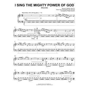 I Sing The Mighty Power Of God (arr. Phillip Keveren)