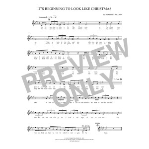 It's Beginning To Look Like Christmas